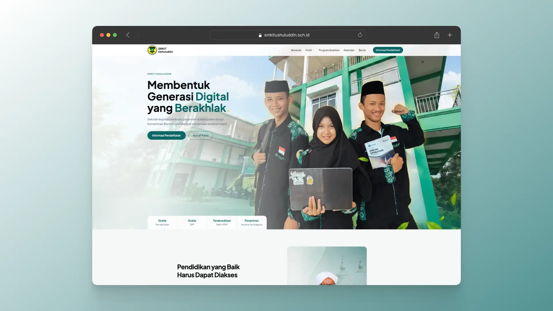 SMKIT Ushuluddin — Website
